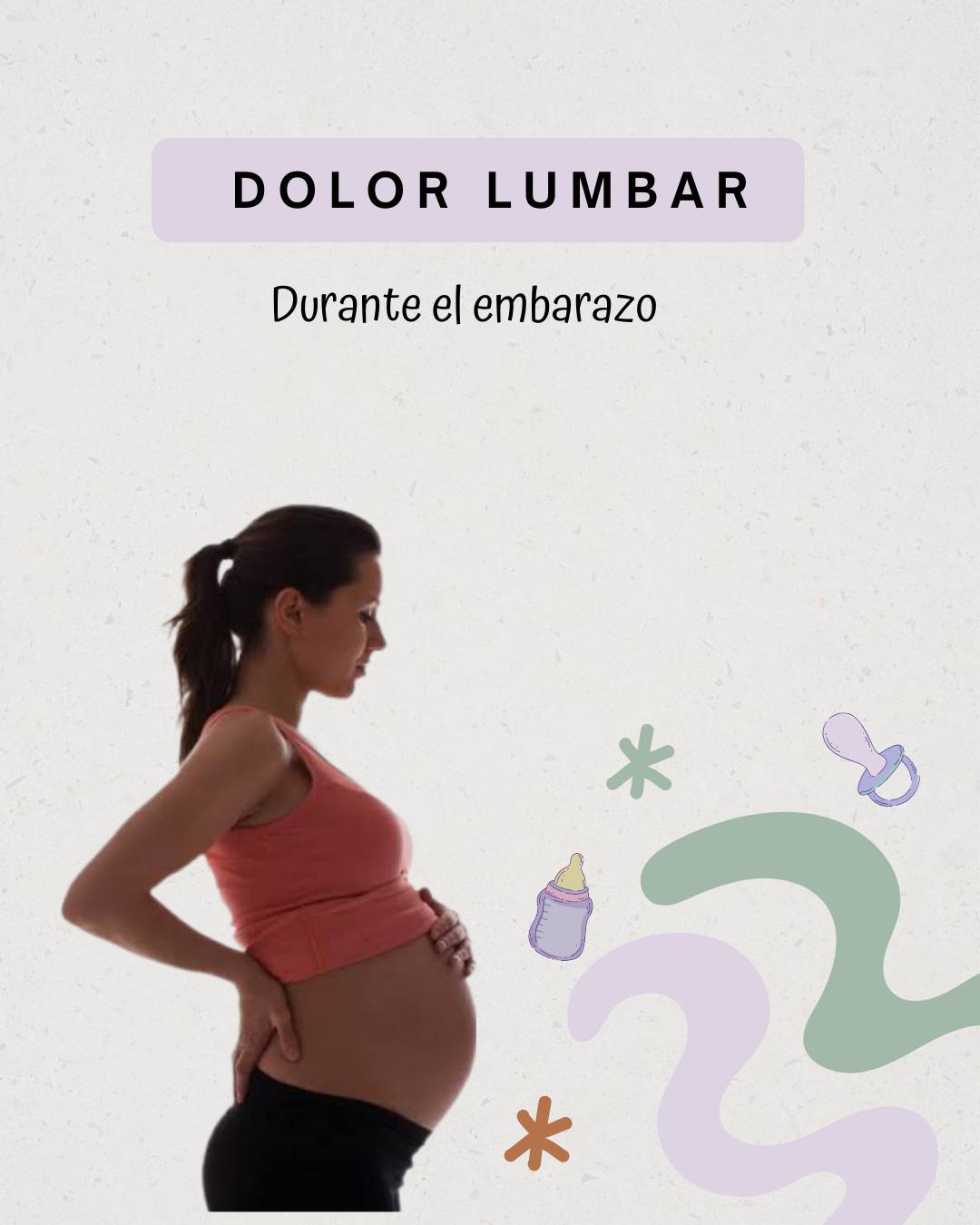 Dolor lumbar durante el embarazo