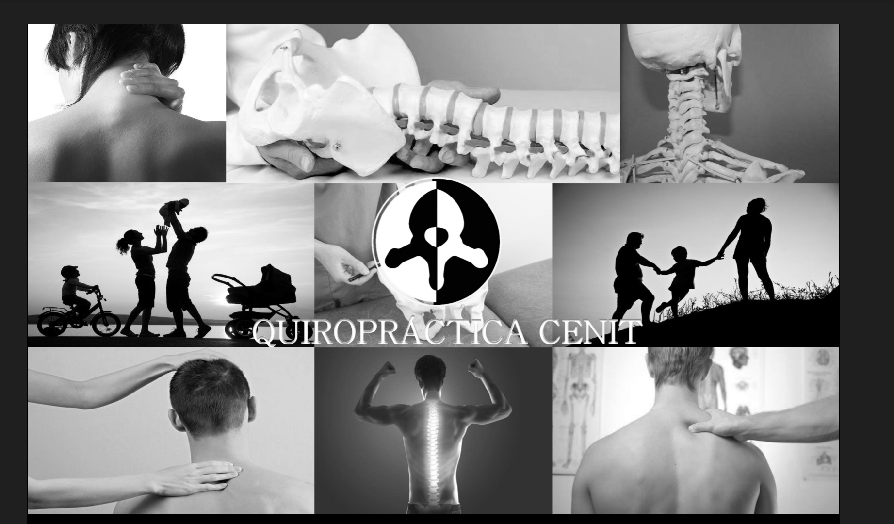 Collage Quiropráctica Cenit